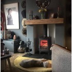 Ecosy+  Purefire Curve 5kw, Multi-Fuel,  Eco Design Approved, Defra Approved Stove